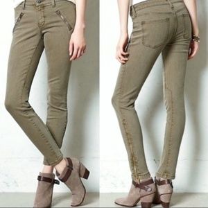 Anthro | Pilcro Stet High Rise Ankle Skinny Jeans